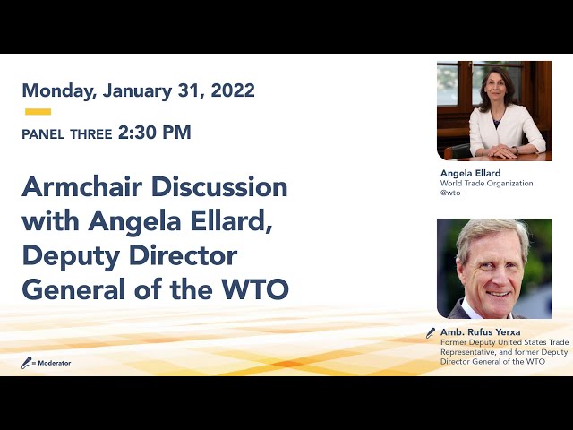 Armchair Discussion with the Deputy Director General of the WTO - 2022 WITC