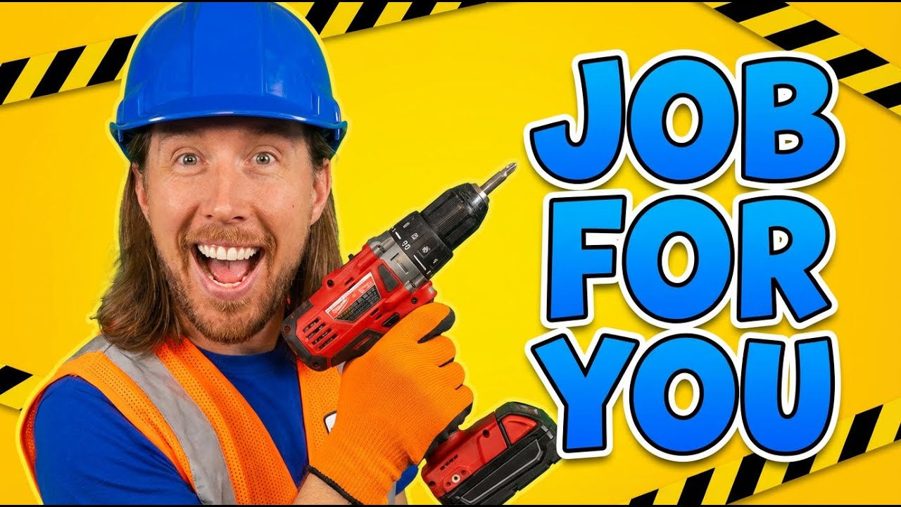 Пойте вместе с мастером на все руки Хэлом и крутым Крисом | Веселые строительные песенки для дете...