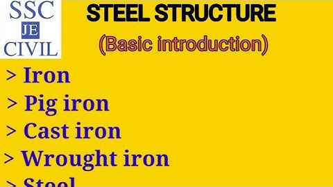 Steel Structure L-1 Ssc je civil | Hand written notes|