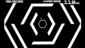 Beating the Final Stage of SUPER HEXAGON & Ending +120sec Top 120 on LeaderBoard
