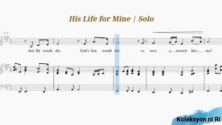 His Life for Mine | Solo | Piano
