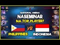 NASEMINAR ANG TOP PLAYER? | Team Philippines vs Indonesia - National Arena