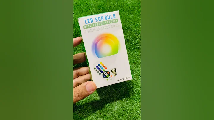 How to use LED RGB BULB + Remote Control | Colourful LED Lamp #unboxing #ledlights #ledlamp