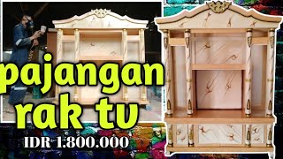 PENGECETAN PAJANGAN WASH RAK TV KACA