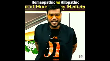 Homeopathy vs Allopathy कौन सी दवाई आप लोगो को करानी चाहिए? 🤔 #Arvind_Arora | #shorts |