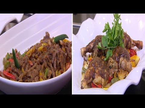 طريقة عمل سلطة لحمة بالهويزن صوص