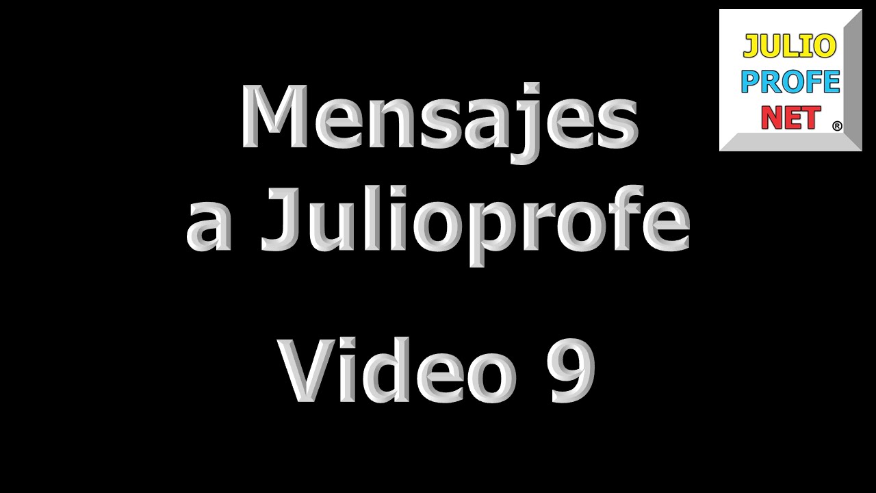 physical education 9. Mensajes de estudiantes y Sandra Nich (de Colombia) a Julioprofe