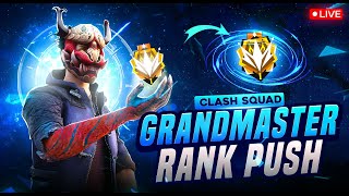 CLASH SQUAD RANK PUSH | FF LIVE | 1 DAY GRANDMASTER??