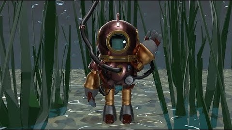 Modeling a Vintage Scuba Diver In Blender 3.2