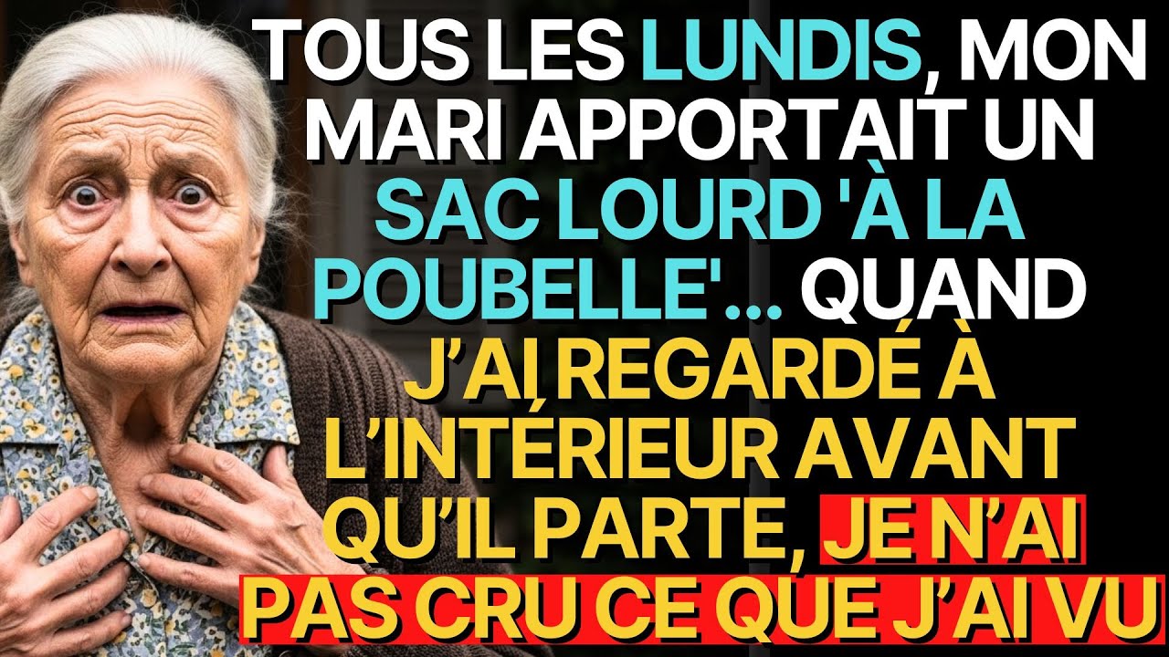 Histoire vraie de cette grand-mère👵💗:TOUS LES LUNDIS, MON MARI APPORTAIT UN SAC LOURD 'À LA...