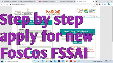 How to apply Food Licence through FosCos system 2020 | FLRS to FosCos 2020