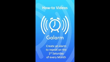 How-to create a repeating alarm for a given day (like 1st Saturday) of the month