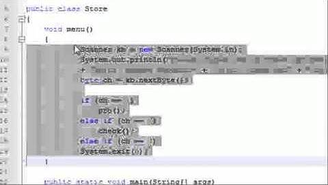 JAVA Programming Tutorial Project 1 Making a Stores Menu pt 1 CMD