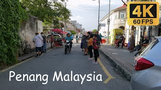 Penang Malaysia 4K Walking Through The Enchanting Streets