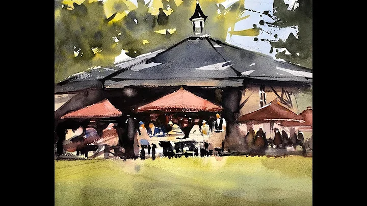 Advancing with Watercolor: Working in Plein Air - NYC "Morning Light, Le Pain Quotidien