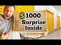 $1,000 SURPRISE INSIDE BOX I Bought An Abandoned Storage Locker / Opening Mystery Boxes