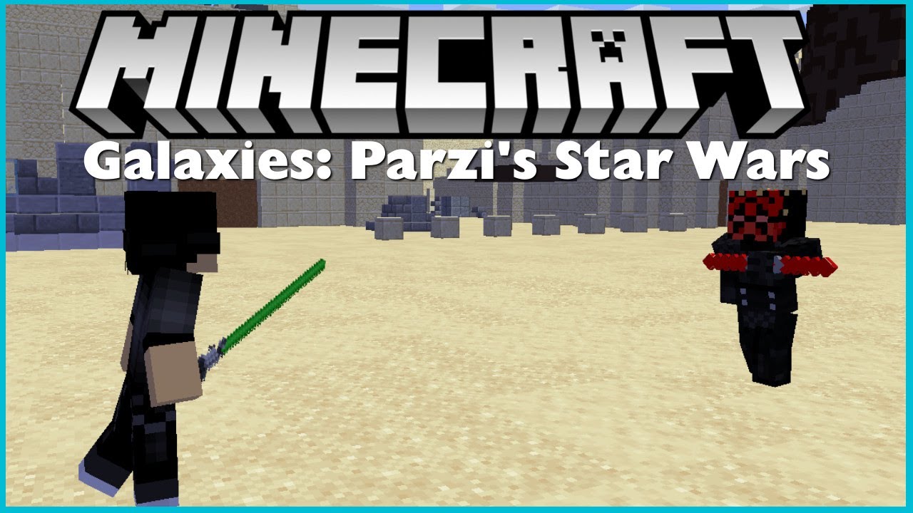 Minecraft YOU CAN BE A JEDI (Galaxies Parzi's Star Wars Mod) Mod
