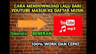 Cara download lagu atau video yang ada ...
