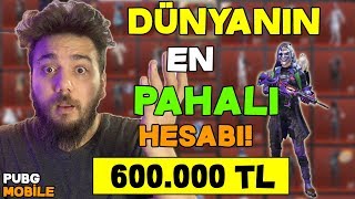 600.000 TL DÜNYANIN EN İYİ ve PAHALI HESABI! PUBG Mobile (Çekiliş Sandık Açılımı)