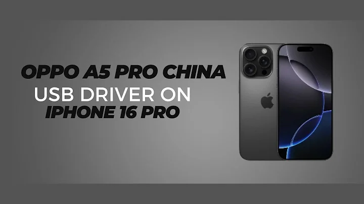 iPhone 16 Pro USB Driver on Windows 10/11 Free Download