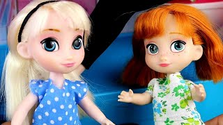 Cuidando de Mis Muñecas Elsa y Anna Junior | Princesas de Disney