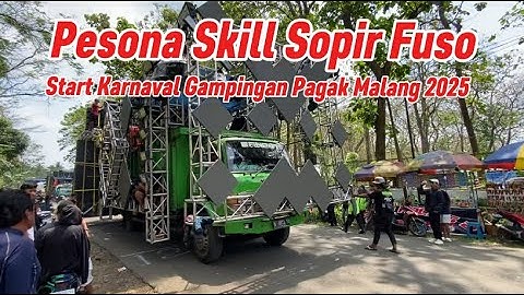 Pesona Skill Sopir Fuso karnaval gampingan pagak malang 2025