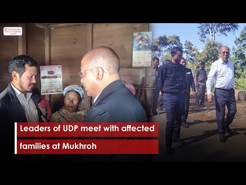 Leaders of UDP meet with affected families at Mukhroh