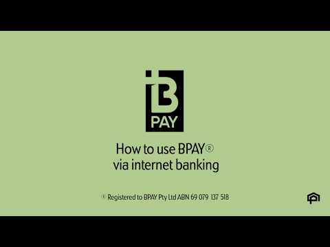 How to use BPAY via internet banking