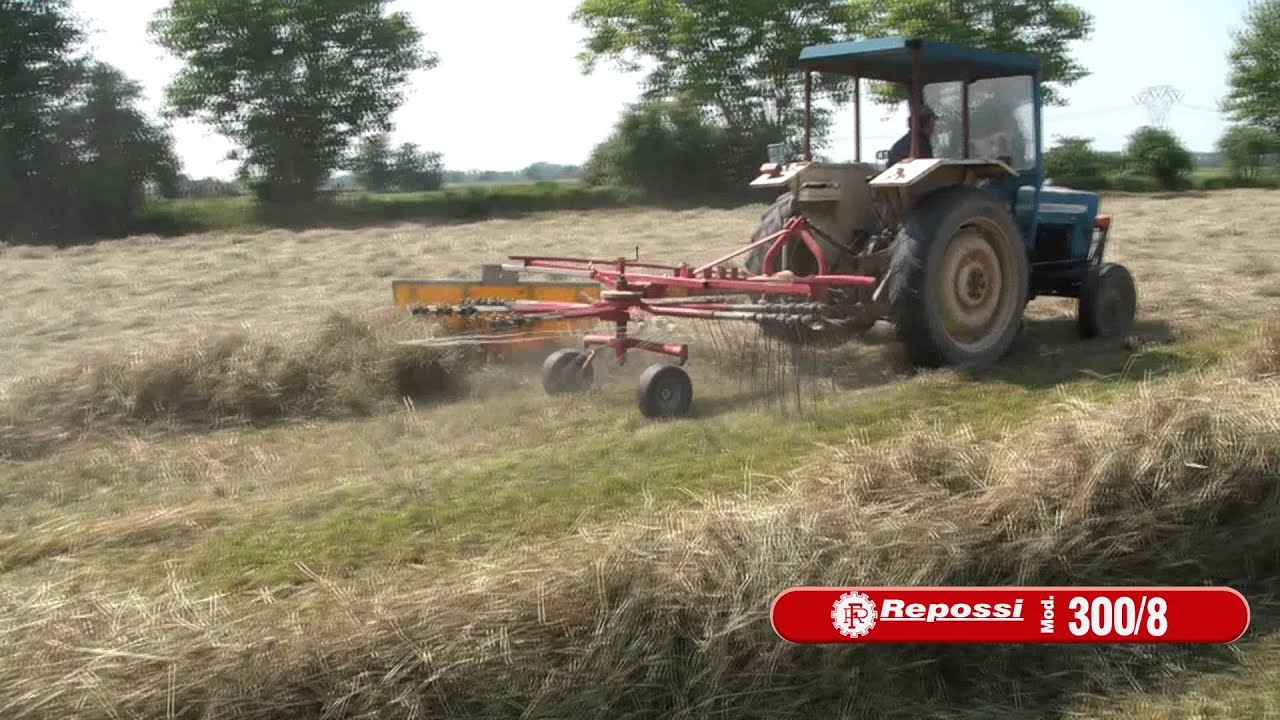 Ranghinatore rotante Mod. 300/8 – Repossi Macchine Agricole