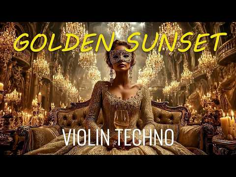 Golden Sunset Violin Techno 🎻✨ | Luxury Baroque Lounge