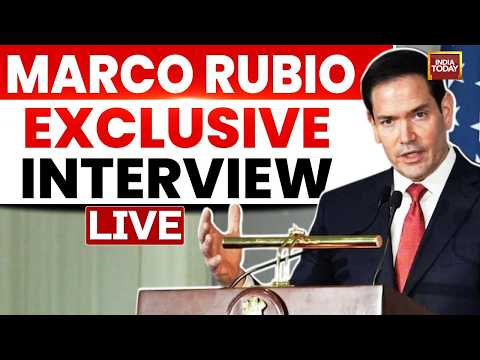 LIVE: Trump’s Top Diplomat Marco Rubio Exclusive On West Asia, India-US Ties, Trade Talks & More