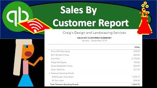 Sales By Customer Report 4.20 QuickBooks Online 2020