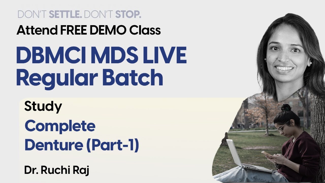 Dr. Ruchi Raj || Prosthodontics || Free Demo Class - YouTube