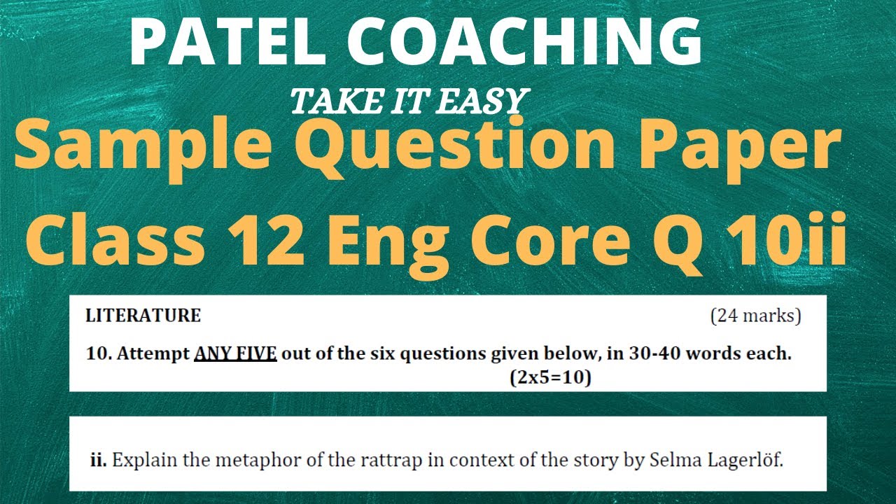 Q 10 Ii SQP English Core Class 12 Explain The Metaphor Of The Rattrap q-10-ii-sqp-english-core-class-12-explain-the-metaphor-of-the-rattrap