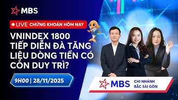 Chứng khoán hôm nay | Sáng 28/11 | VNINDEX 1800 - TIẾP DIỄN ĐÀ TĂNG LIỆU DÒNG TIỀN CÓ CÒN DUY TRÌ?