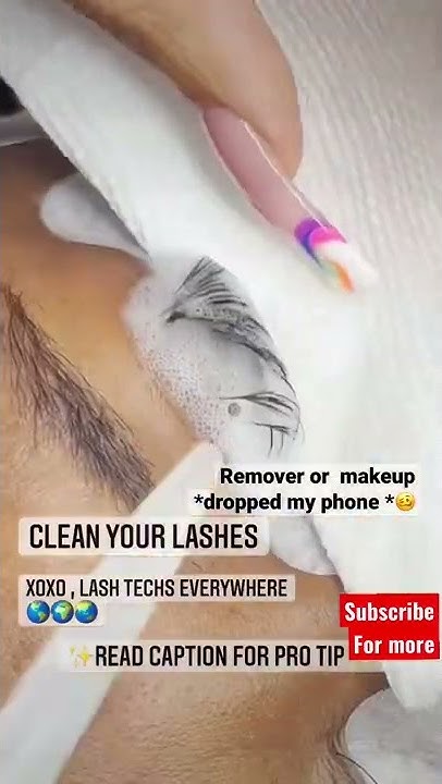 washing-eyelash-extensions-for-beginners-youtube