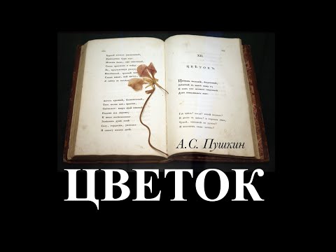 А.С. Пушкин «Цветок»  -  читает Александр Грин