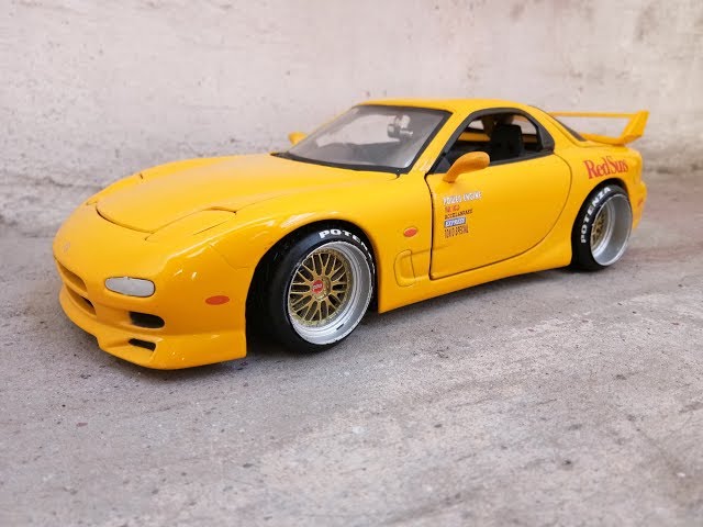 Unboxing RX7 FD3S Initial-D Keisuke Takahashi, Jada Toys
