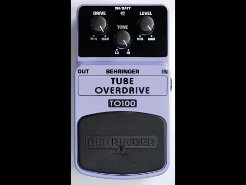 Behringer TO100 Tube Overdrive Demo 2020 - YouTube