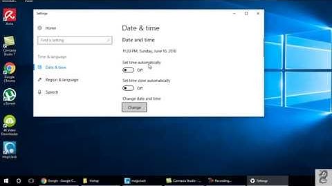 Synchronize Clock with an Internet Time Server in Windows 10
