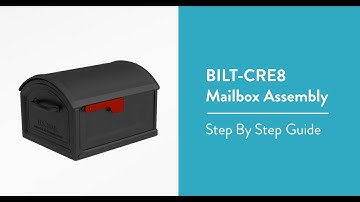 How to Assemble the BILT-CRE8 Mailbox