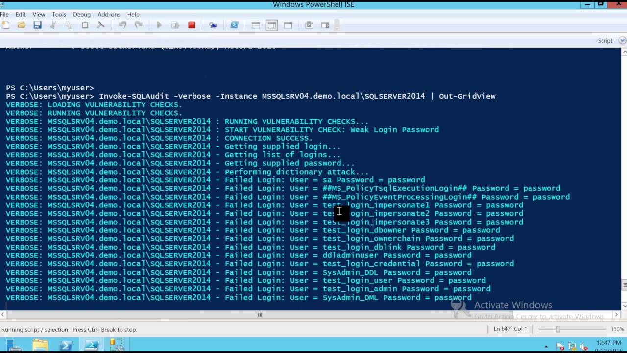 PowerUpSQL Audit for Common Weak Configurations YouTube