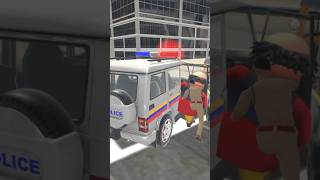 Motu le ke bhaga police ke car 😲🚨🔥#shorts #gta #india