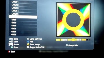 best multi color line emblem thing  on C.O.D black ops