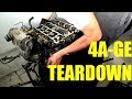 Junkyard 4age teardown and 4age engine family basics