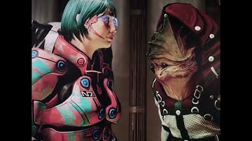 FemShep headbutts a krogan, legendary #shorts