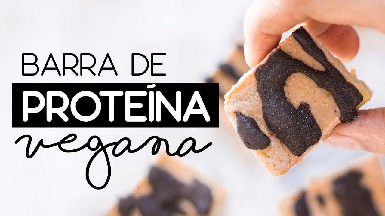 BARRA DE PROTEÍNA CASEIRA E VEGANA | 100% natural e SEM AÇÚCAR!