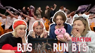 [ENG SUB] РЕАКЦИЯ НА BTS (방탄소년단) '달려라 방탄 (Run BTS)' Dance Practice [CHOREOGRAPHY] I MÀMOONY REACTION