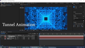 After Effects Tutorial - Tunnel Animation - Element 3d Tunnel Animation - Revolving Animation