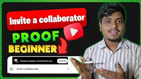 "YouTube Collaboration Kaise Kare | Invite a Collaborator Option Not Showing | Step-by-Step Guide